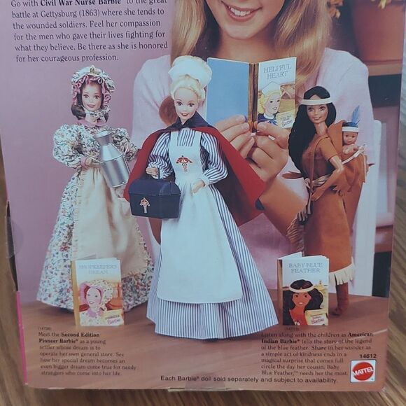 Barbie 1995 Civil War Nurse Barbie NIB Vintage - Picture 6 of 10